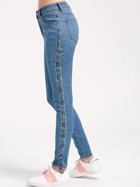 Jeans Alla Moda Con Laccio Alla Moda