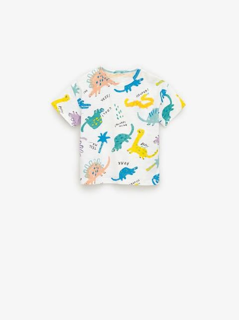 maglietta dinosauro zara