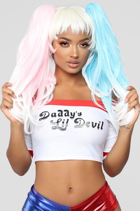 Baby Monster Wig - Red/combo
