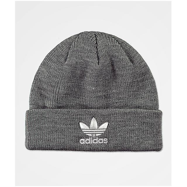 grey adidas beanie