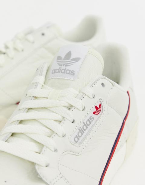 Adidas Originals Continental 80's Trainers In White de ASOS en 21