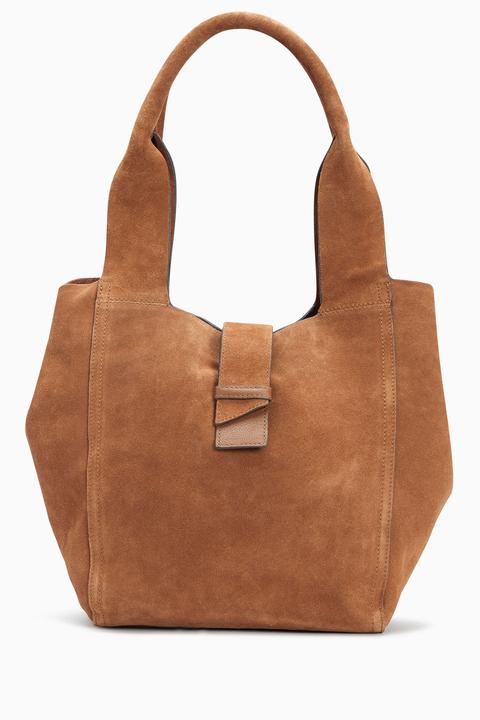 Suede Hobo Bag