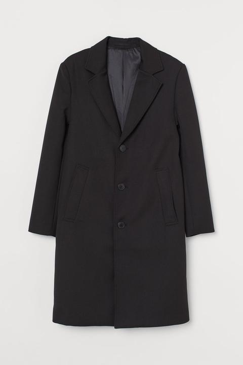 Twill Coat - Black