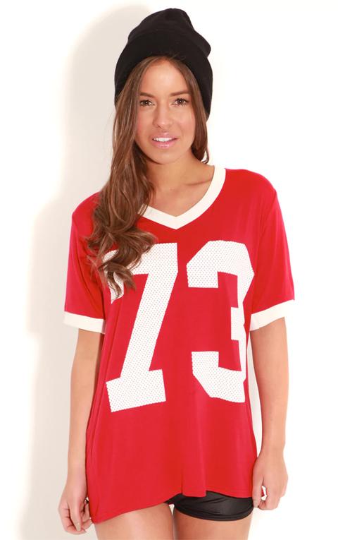 Madison Red '73' Player Tee, Red