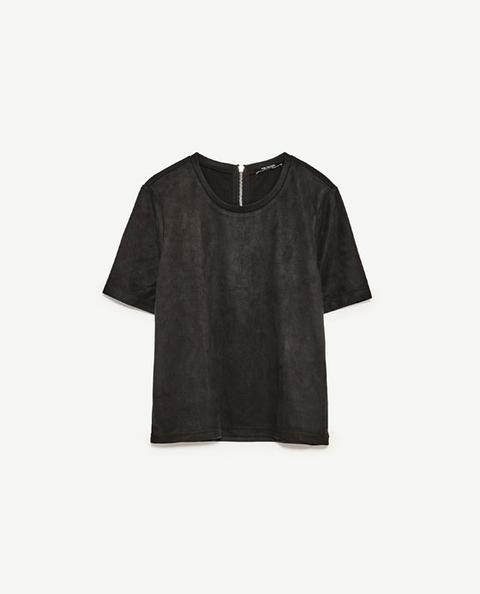 Camiseta Efecto Ante