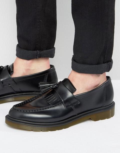 dr martens adrian tassel loafers black