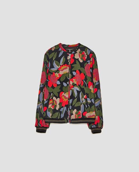 Bomber Estampado Floral