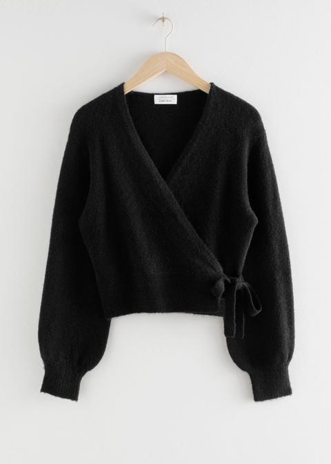 Wrap Cardigan - Black