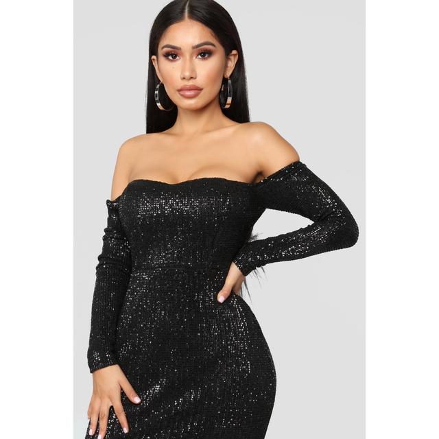fashion nova got class sequin dress