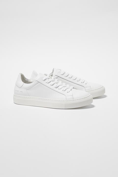 Larsa Logo Trainers - Linen White