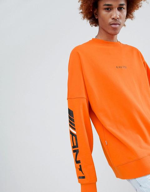 Antimatter Long Sleeve T-shirt In Orange