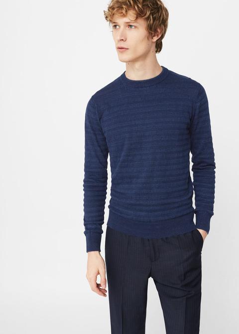 Maglione Cotone Righe