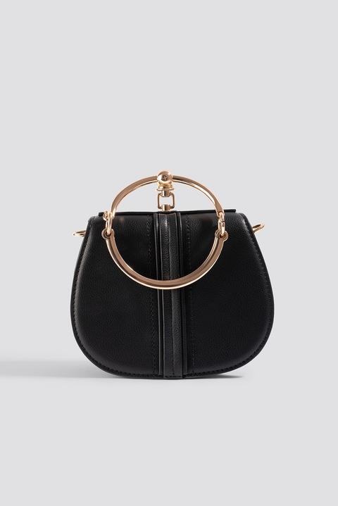 Ring Shoulder Bag Schwarz