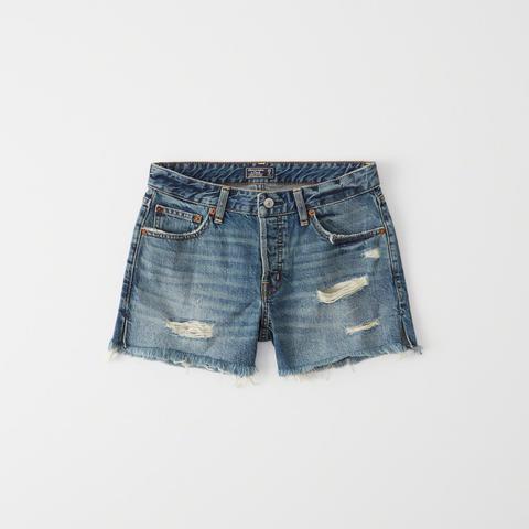 abercrombie and fitch mid length shorts