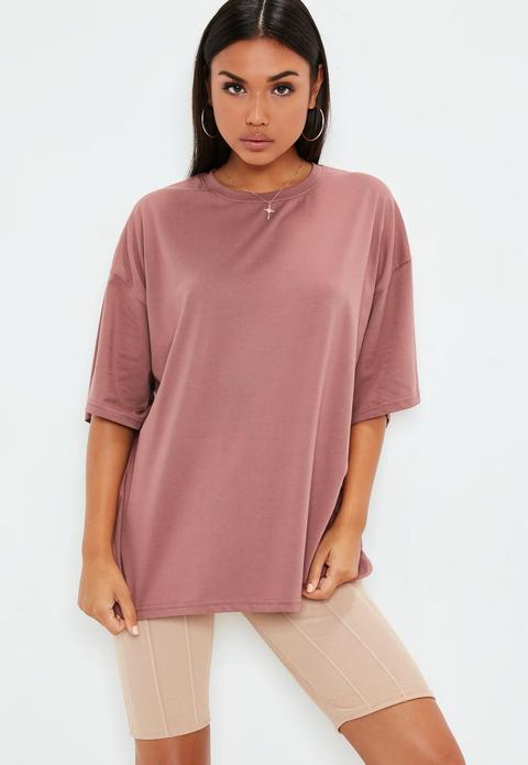 Mocha Drop Shoulder Oversized Washed Top, Camel