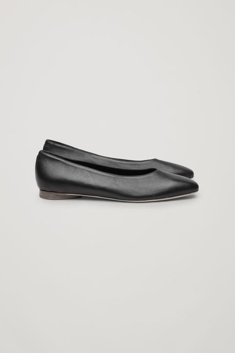 Leather Ballerinas from COS on 21 Buttons
