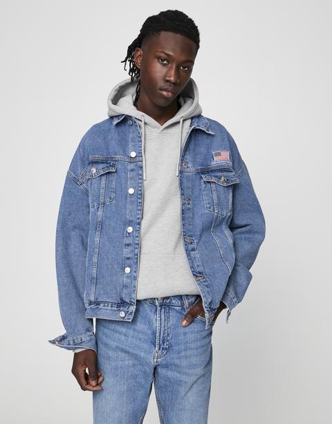 Veste En Jean Nasa Oversize from Pull and Bear on 21 Buttons