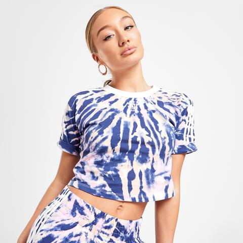 adidas tie dye crop top