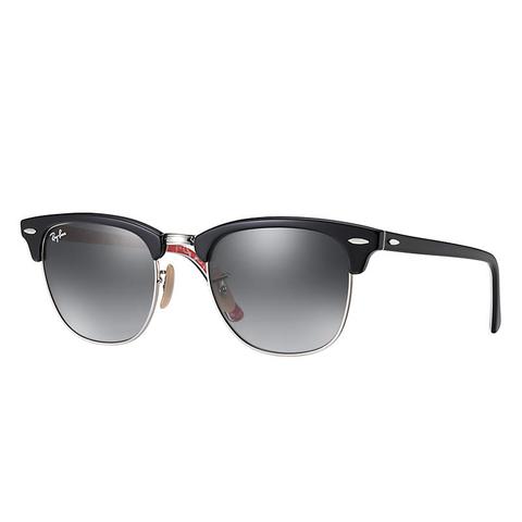 Clubmaster @collection Unisex Sunglasses Lentes: Gris, Montura: Negro