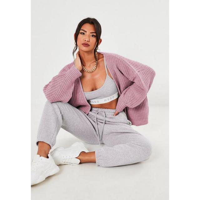 missguided balloon sleeve cardigan