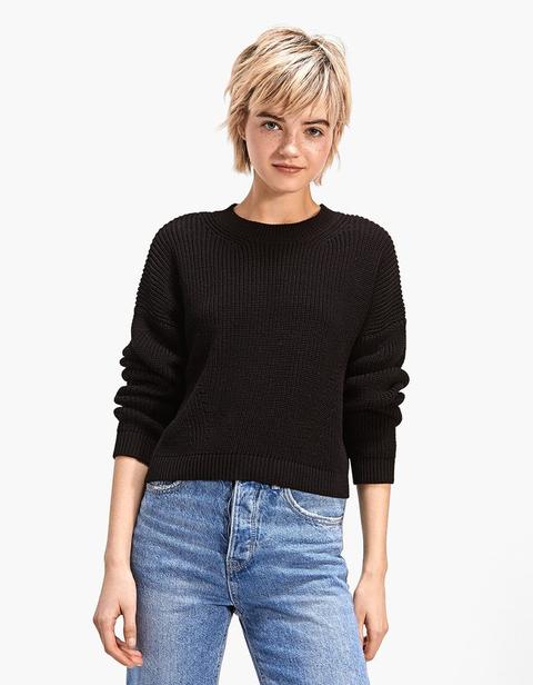 Maglia Cropped Nero