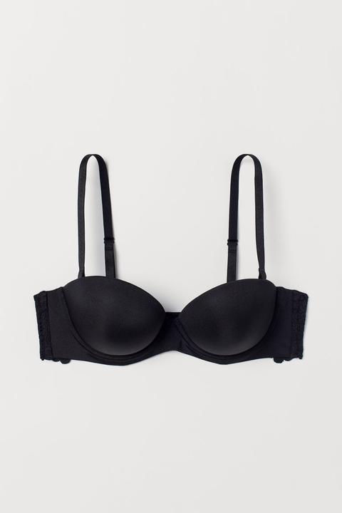 H & M - Push-up Senza Spalline - Nero