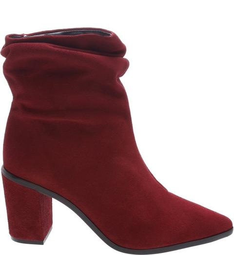 Bota Nobuck Slouchy Red Brown