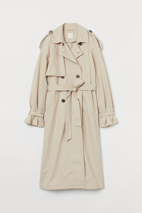 Double-breasted Trenchcoat - Beige