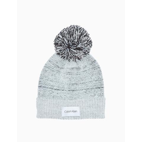 calvin klein pom pom beanie