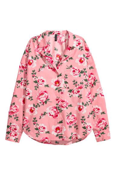 H & M - Camicetta In Cotone - Rosa