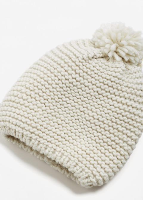 Gorro Punto Pompón