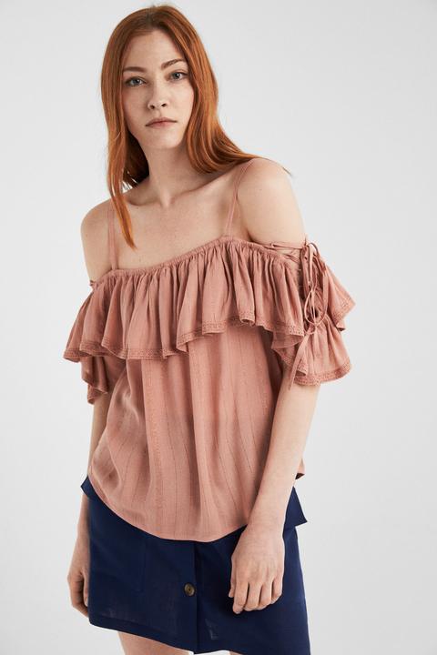 Blusa Rosa Lurex