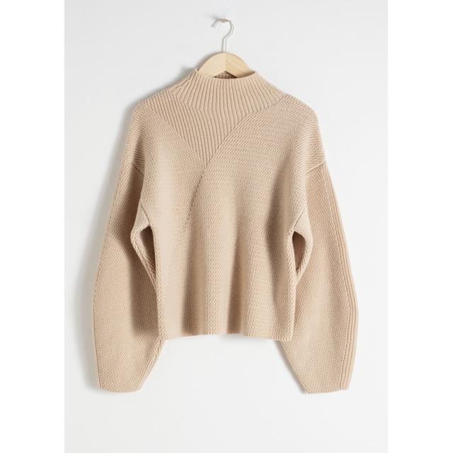and other stories mock neck sweater