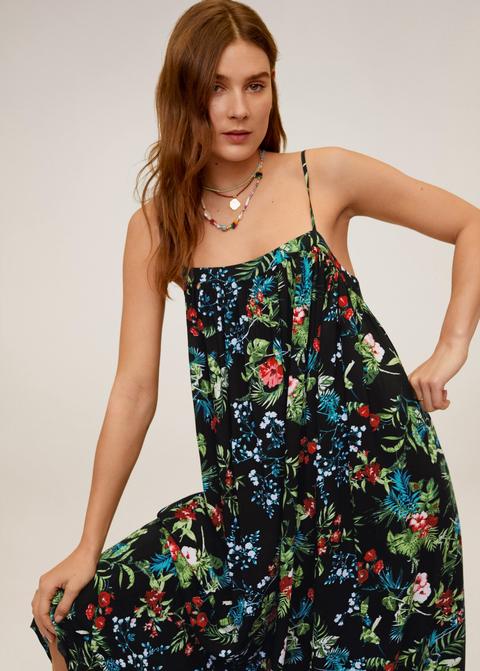 Vestido Largo Flores
