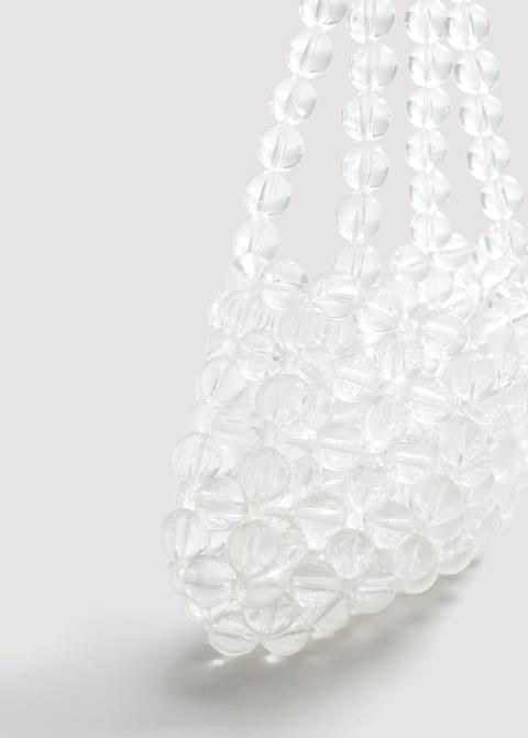 Beaded See-through Bag