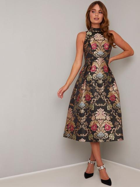 chi chi jacquard dress