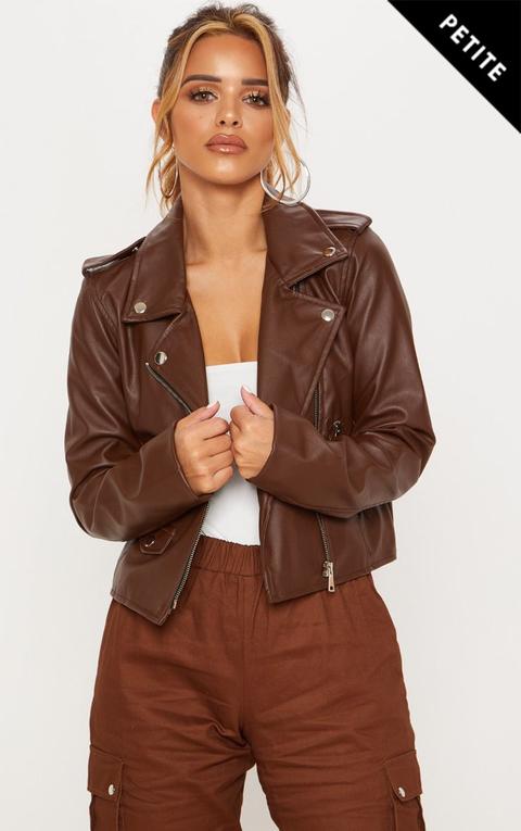 Petite Chocolate Pu Biker