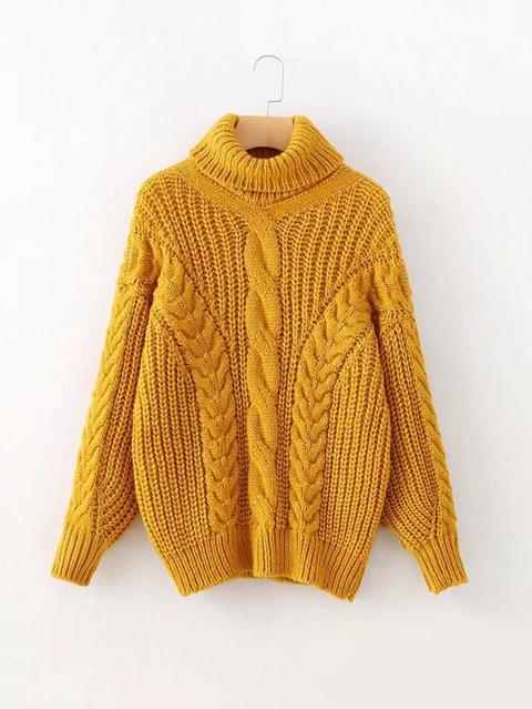 Maglione Con Collo Alto