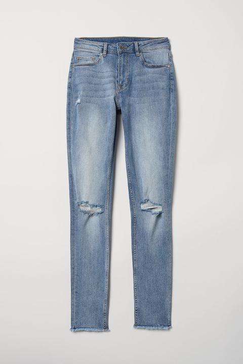 Skinny Regular Ankle Jeans - Azul