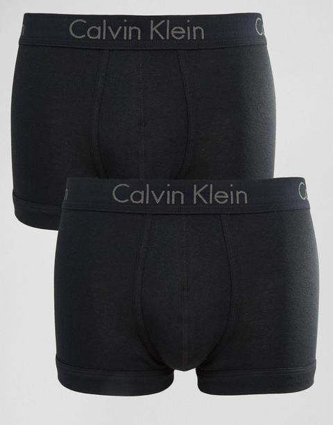 Pack De 2 Calzoncillos De Algodón De Calvin Klein