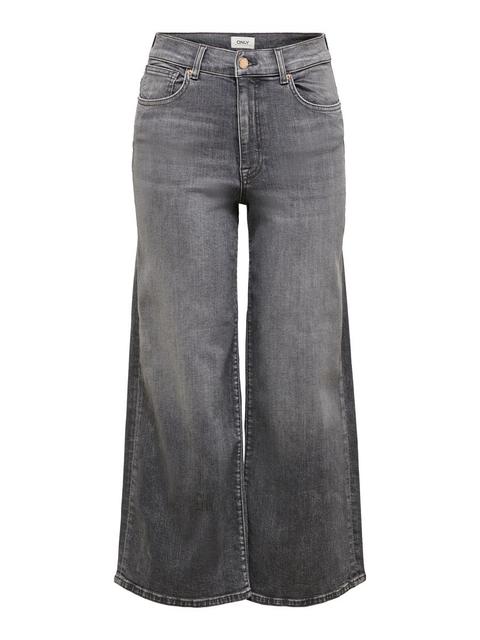 Onlmadison Life Hw Wide Crop Jeans De Talle Alto