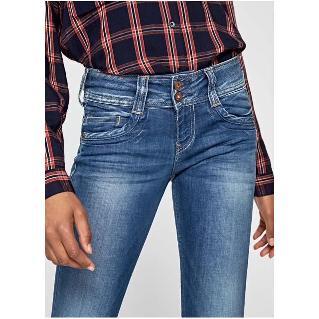 pepe jeans gen straight fit mid waist