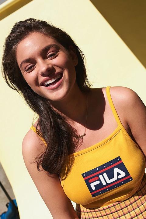 Fila Delfin Yellow Crop Cami