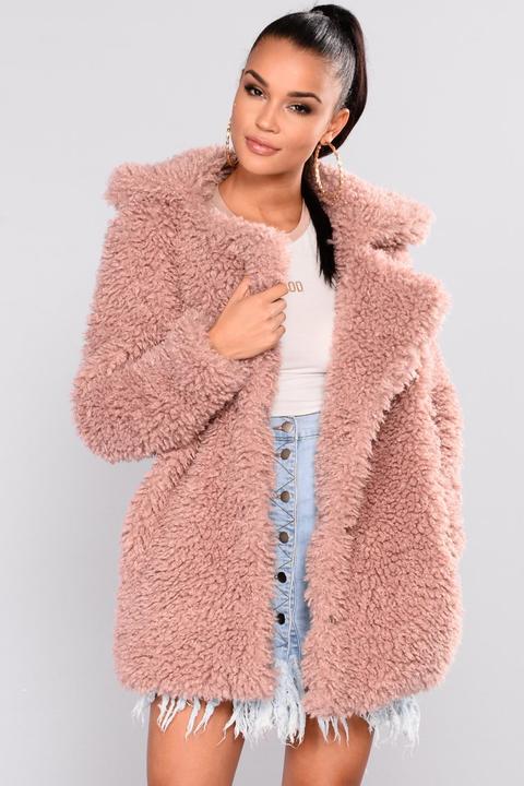 fashion nova pink fur jacket