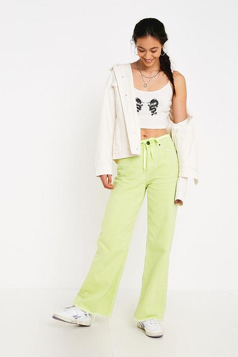 Uo Ecru Dragon Cami - White M At Urban 