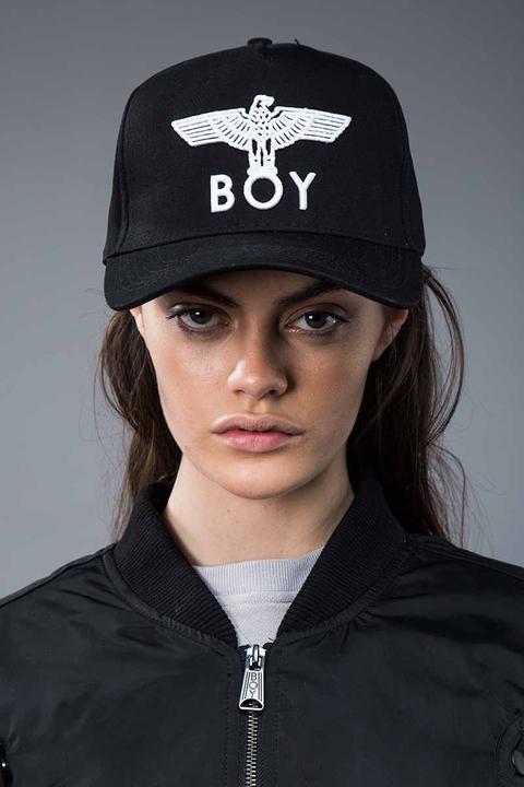 Boy Eagle Cap - Black/white