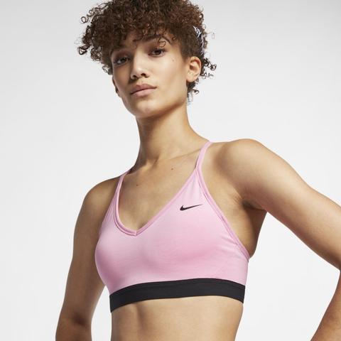 Nike Indy Sujetador Deportivo De Sujeción Ligera - Mujer - Rosa
