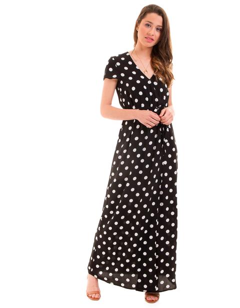 Vestido De Lunares Largo De Vila Clothes | Buylevard