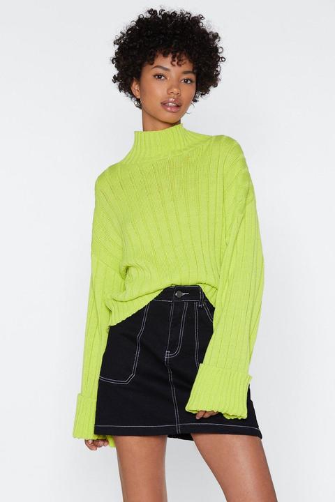 Let's Turn Up Neon Sweater