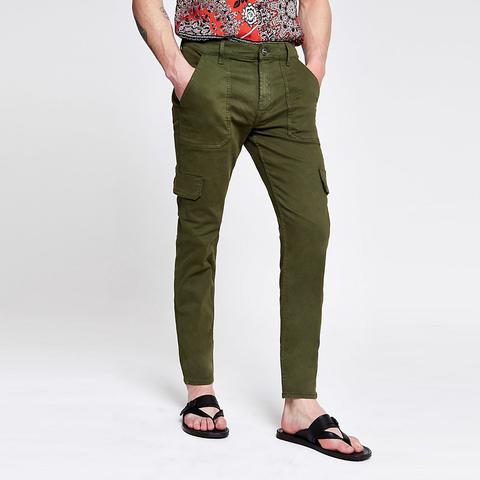skinny utility trousers
